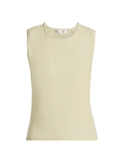 Frame Women's The Dimensional Textured Mesh Tank In Neutral