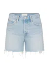 Frame Denim The Timeless Tricky Short In Blue