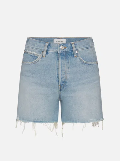Frame Women's The Everyday Shorts Jeans In Blue