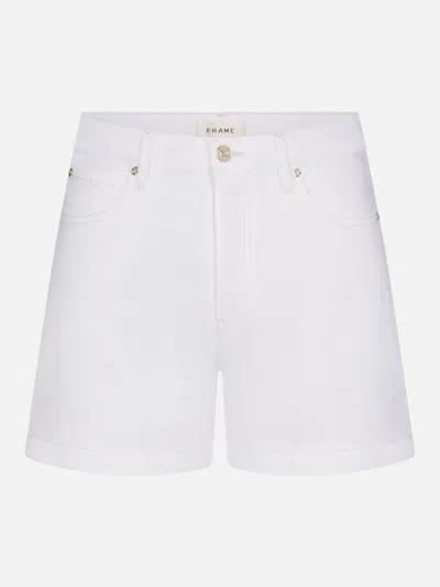 Frame Women's The Everyday Shorts Jeans In White