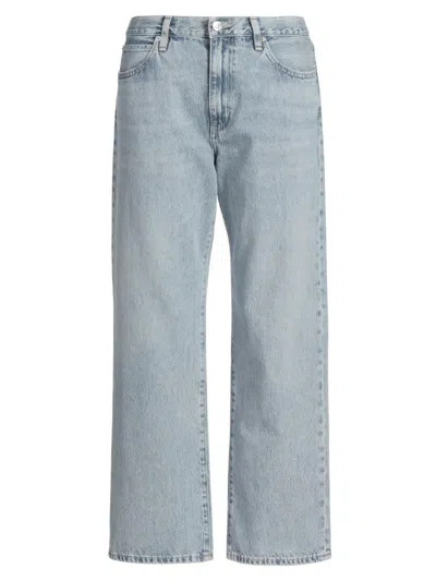 Frame Women's The Hang Cropped Jeans In Blue