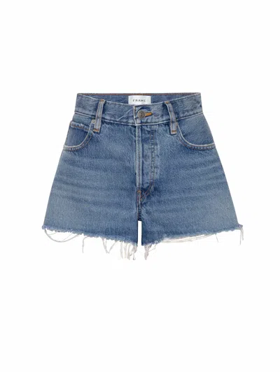 Frame Women's The Hang Short In Delilah In Blue