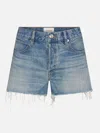 Frame Long Hang Short In Loretta In Blue