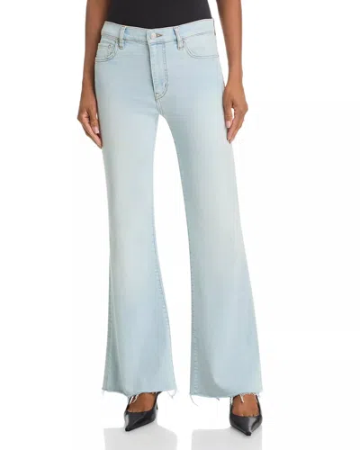 Frame Women's The Icon High Rise Flare Jeans In Preen Raw After In Multi