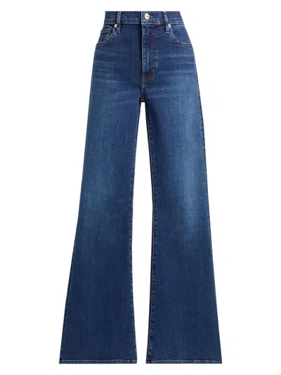 Frame Women's The Icon Mid-rise Stretch Flare Jeans In Blue