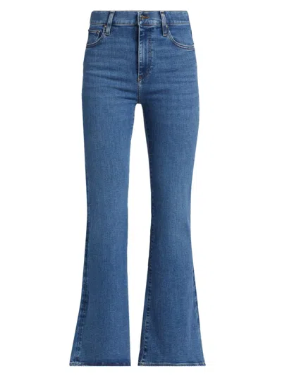 Frame Women's The Icon Mid-rise Stretch Flare Jeans In Blue