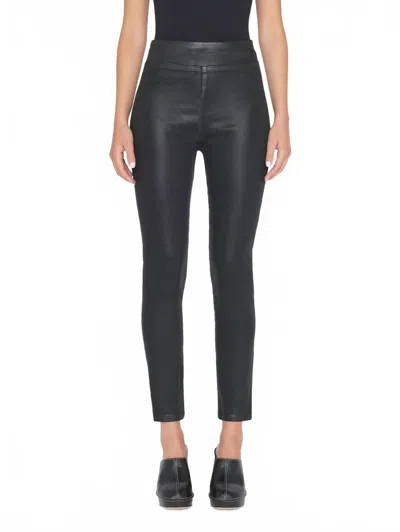 FRAME WOMEN'S THE JETSET SKINNY CROP JEAN IN NOIR COATED