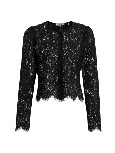 Frame Women's The Lace Blouse In Black