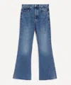 Frame Le Crop Mini Boot Jeans In Blue