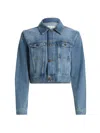 Frame The Off Duty Denim Trucker Jacket In Blue