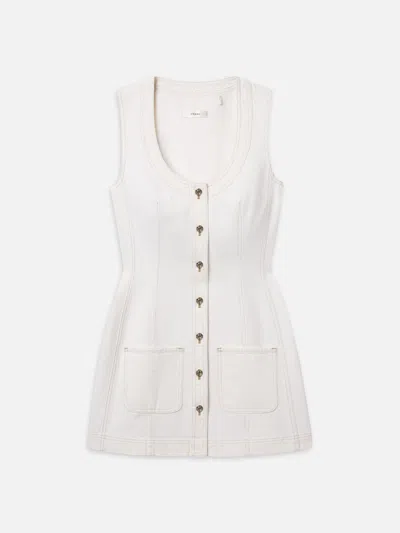 Frame Women's The Patch Pocket Dress In White