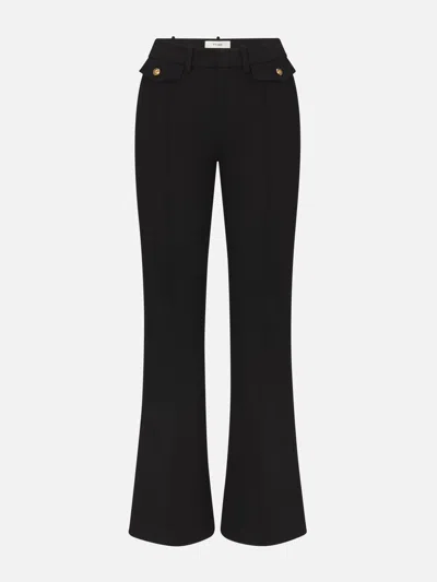 Frame Women's The Pixie Reboot Trouser Sculpted Seam Pants In Black