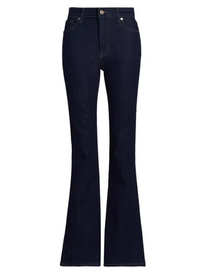 Frame Le High Flare High-rise Flared Jeans In Blue