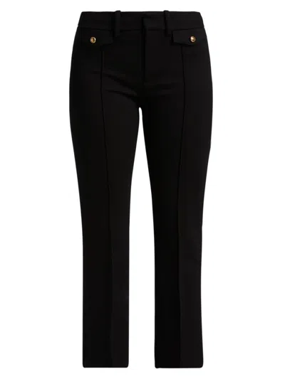 Frame Women's The Reboot Crop Trousers In Black