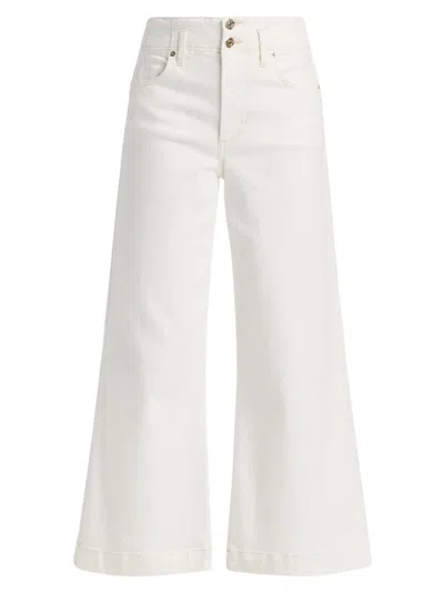 Frame Women's The Seamed Wide Trousers In White