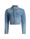 Frame The Small Denim Jacket In Blue