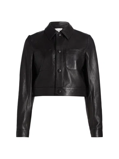 FRAME WOMEN'S THE SMALL LEATHER JACKET