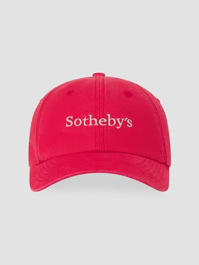 Frame Women's The Sotheby's Cap In Red Washed