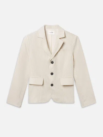 Frame Women's The Striped Smart Blazer In Multi