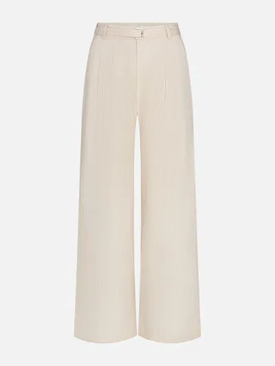 Frame Women's The Striped Wide Leg Pants In Multi