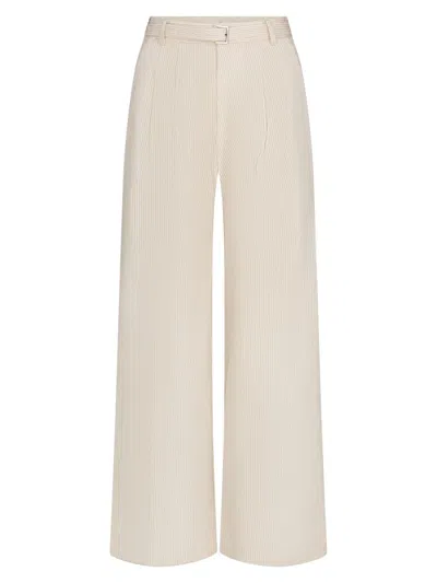 Frame Women's The Striped Wide-leg Pants In Multi