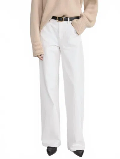 Frame Women's The Stroll Pant In Natural Clean In White