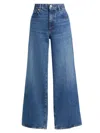 Frame The Wide Crop Jeans In Blue