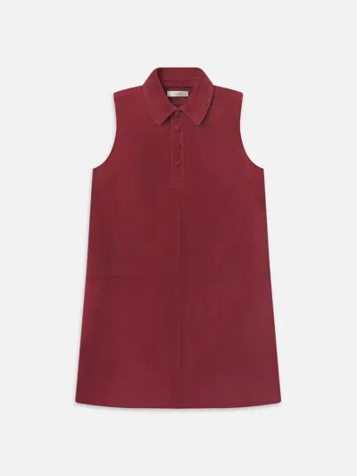 Frame Women's The Suede City Shift Dress In Red
