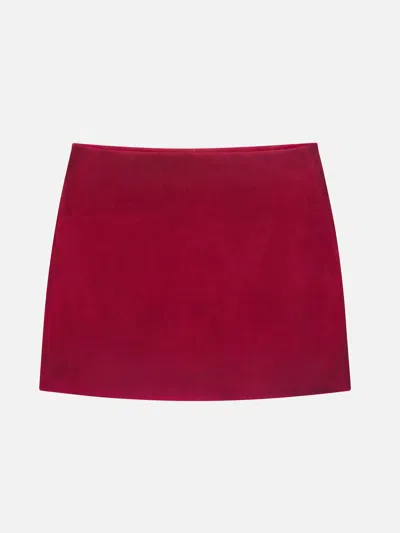 Frame Women's The Suede Mini Skirt