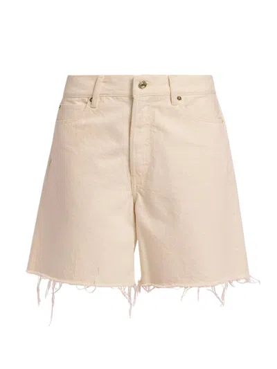 Frame Women's The Timeless Denim Shorts In White