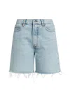 Frame Denim The Timeless Tricky Short In Blue