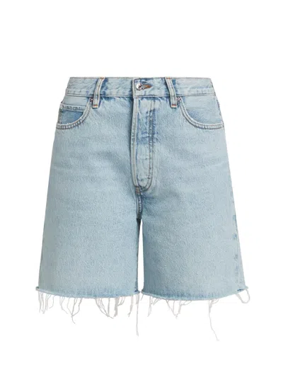 Frame Women's The Timeless Raw-edge Denim Shorts