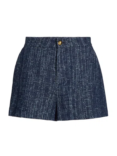 Frame Women's The Tweed Shorts In Purple