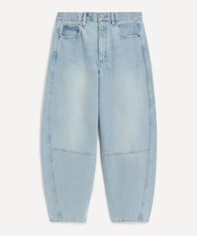 Frame Women's The Twisted High-rise Barrel Jeans In Never