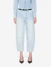 Frame Women's The Twisted Jeans In Never In Blue