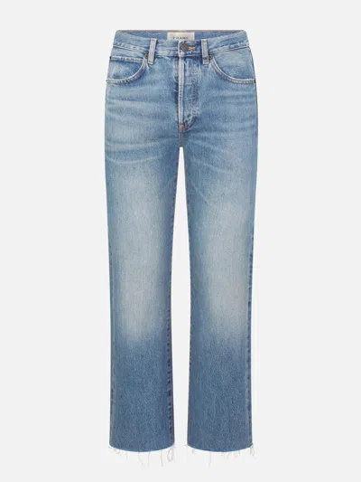 Frame Women's The Vertical Crop Jeans In Blue