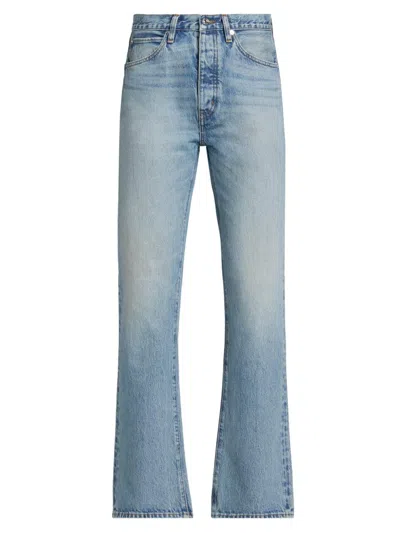 Frame Women's The Vertical Mid-rise Jeans In Blue