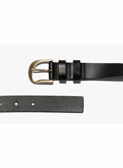 Frame Women's Twist Buckle Belt In Black