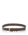 Frame Twist Buckle Belt In Espresso