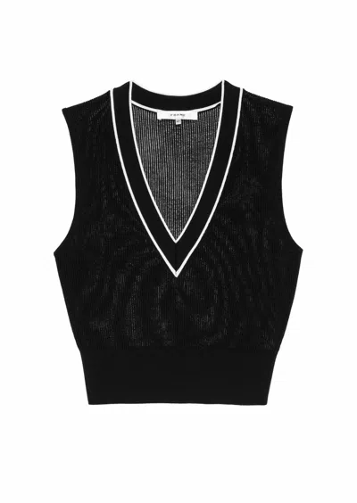 Frame Women's Varsity Vest In Black