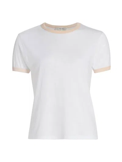 Frame Ringer T-shirt In White