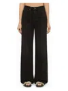 Frame Wide-leg Jeans 1978 Supernova Denim In Black