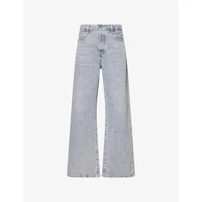FRAME WOMENS FRAME THE LOOSE WIDE-LEG DENIM JEANS