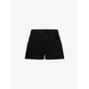 Frame Womens The Hang Mid-rise Denim Shorts Axiom In Axiom