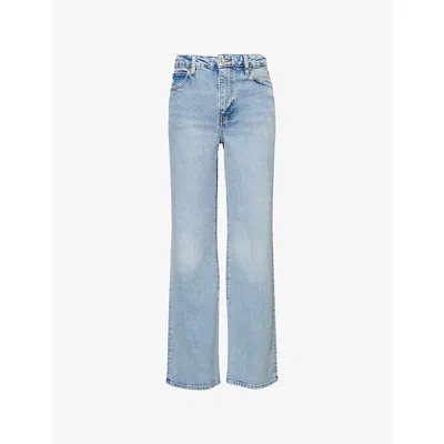Frame Womens The Pixie Arrow Boot-cut Denim Jeans Dolly