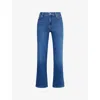 Frame Womens  Le Slim Palazzo Five-pockets Wide-leg High-rise Stretch-denim Blend Jeans In Femma