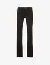 Frame Womens Film Noir Le High Flare Flared High-rise Stretch-denim Jeans In Film Noir
