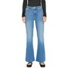 Frame Le Easy High Rise Flare Jeans In Multi