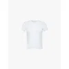 Frame Womens Soft Mint Baby Round-neck Cotton-jersey T-shirt In Light Chambray