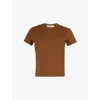 Frame Womens Moss Baby Round-neck Cotton-jersey T-shirt